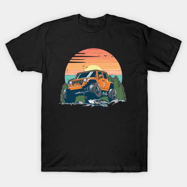 4x4 off road T-Shirt by Jandjprints